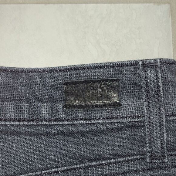 PAIGE Margot Short W/ 27 Indigo High Rise Raw Hem 2800000-IND NWT - Picture 11 of 12